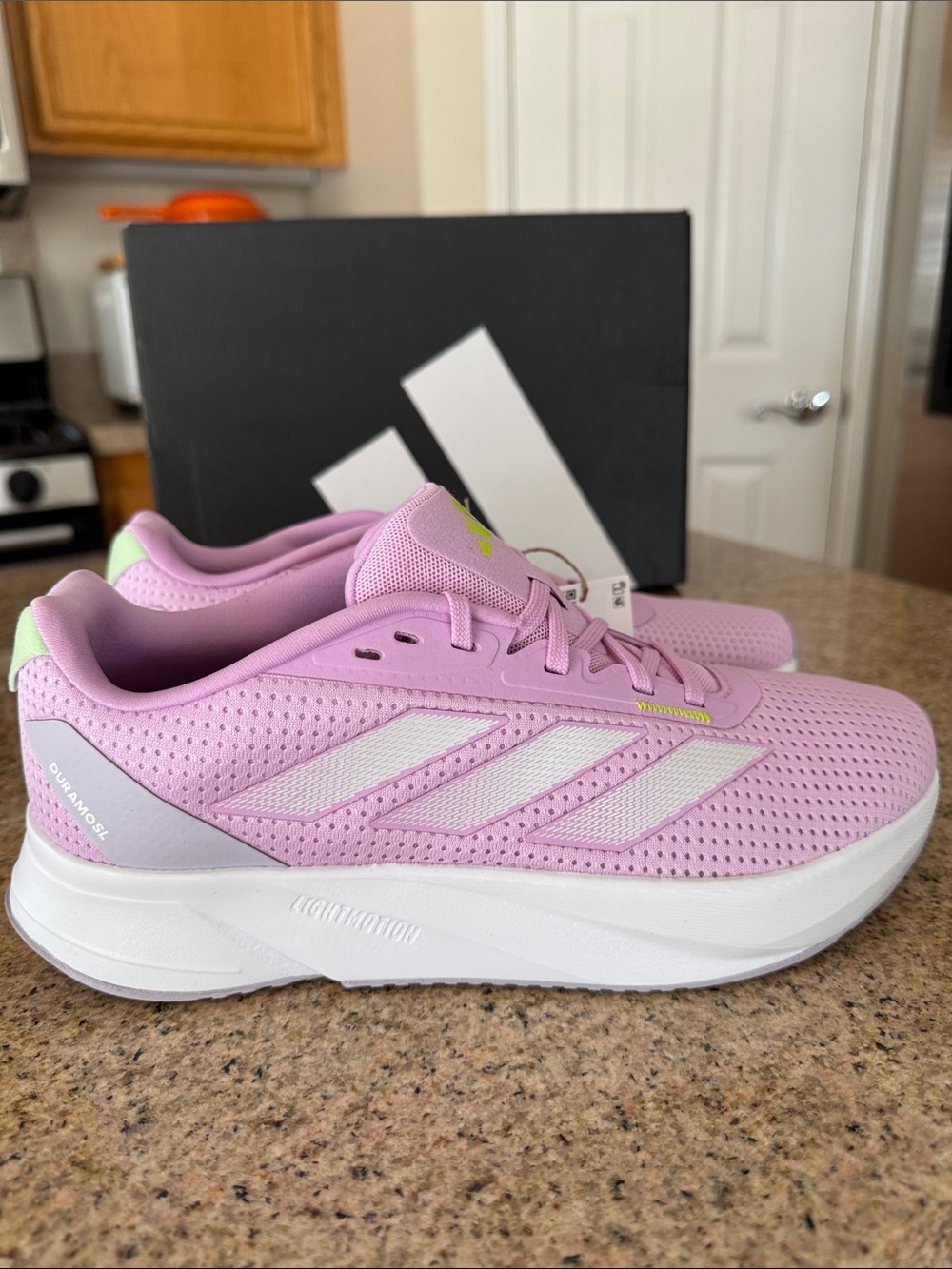Adidas Duramo SL, Bliss Lilac/Zero Metallic/Silver Dawn Women’s 9.5 BRAND NEW - Picture 11 of 14